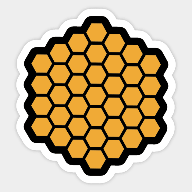 Honeycomb Sticker by Designzz